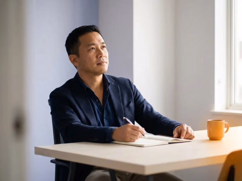 Business buyer at a desk